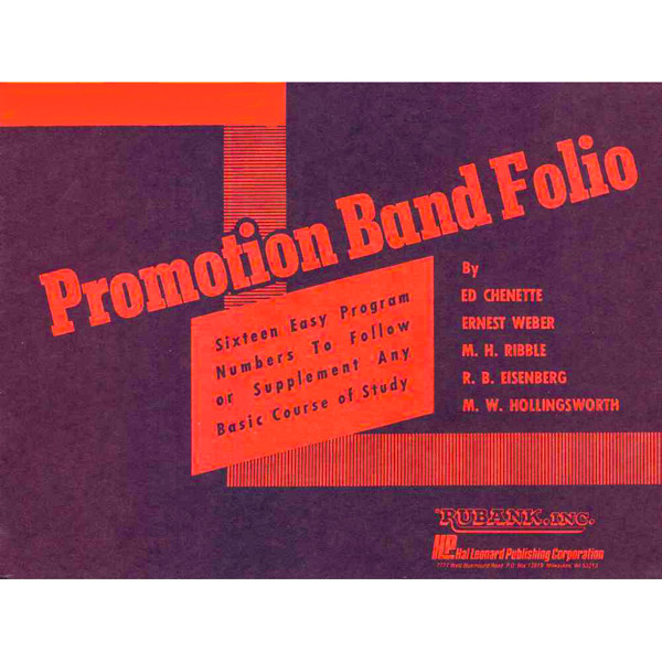 Promotion Band folio Alto Saxophone 2 Eb