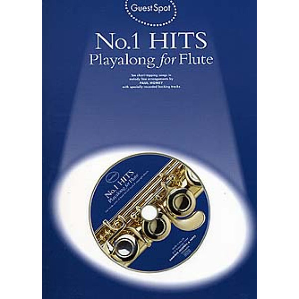 Guest Spot No. 1 Hits Flute. Book and Play-Along