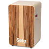 Cajon Sela CaSela Pro Series SE-010, Satin Nut, On/Off Snare Mechanism