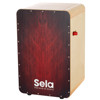 Cajon Sela CaSela Black Pro Series SE-047, Red Dragon, On/Off Snare Mechanism