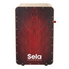 Cajon Sela CaSela Black Pro Series SE-047, Red Dragon, On/Off Snare Mechanism