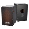 Cajon Sela CaSela Black Pro Series SE-049, Brown Dragon, On/Off Snare Mechanism