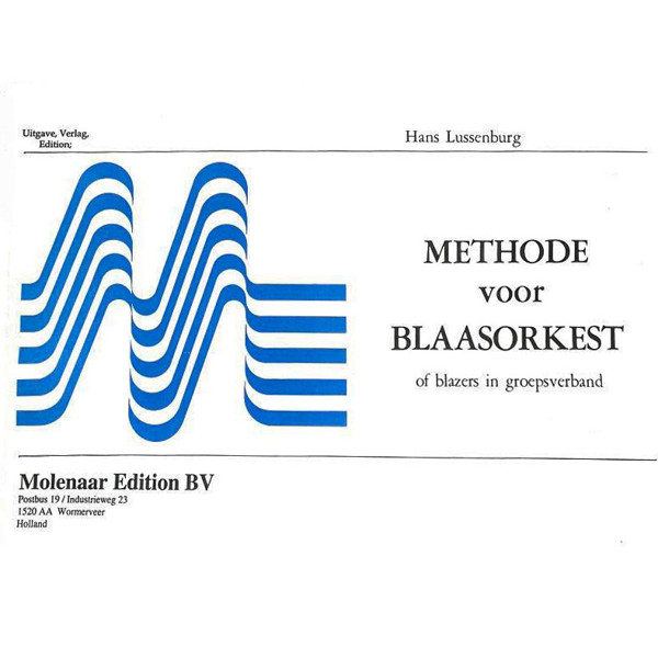 Methode voor blasorkester, Lussenburg. Bariton Saxofon Eb