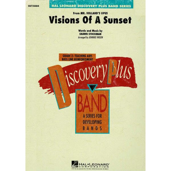 Visions of A Sunset, arr Johnnie Vinson. Concert Band