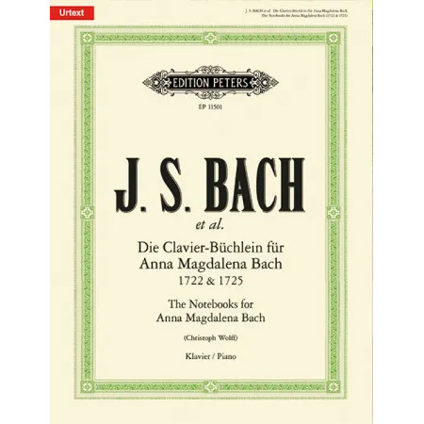 Notebooks for Anna Magdalena Bach 1722 & 1725, Johann Sebastian Bach. Piano, Vocal