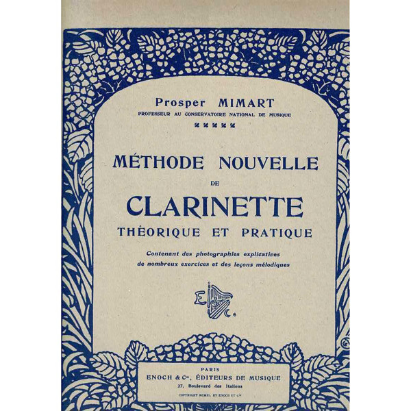 Methode Nouvelle de Clarinette - Théorique & Pratique - Prosper Mimart