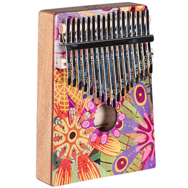 Kalimba Sela Art Series E-253, 17, Flower Power