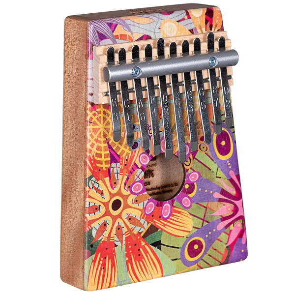 Kalimba Sela Art Series E-258, 10, Flower Power