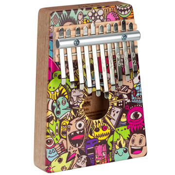 Kalimba Sela Art Series SE-259, 10, Little Monster, C-Major
