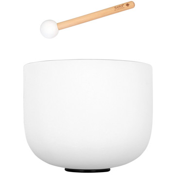 Singing Bowl Sela Crystal Frosted Series SECF11G, 440Hz, 11, Incl, Mallet, F
