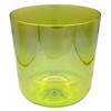 Singing Bowl Sela Crystal Infinity Series SECI-A3, 432Hz, 7,25. Uranus, Yellow-Green, A3