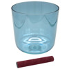 Singing Bowl Sela Crystal Infinity Series SECI-A4, 440Hz, 5,5. Saturn, Blue, A4