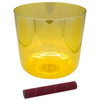 Singing Bowl Sela Crystal Infinity Series SECI-F3, 440Hz, 8,0. Pluto, Yellow, F3