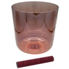 Singing Bowl Sela Crystal Infinity Series SECI-G3, 440Hz, 7,5. Neptune, Light Orange, G3