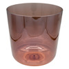 Singing Bowl Sela Crystal Infinity Series SECI-G3, 440Hz, 7,5. Neptune, Light Orange, G3