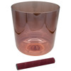 Singing Bowl Sela Crystal Infinity Series SECIU-G3, 432Hz, 7,5. Neptune, Light Orange, G3