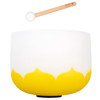 Singing Bowl Sela Crystal Lotus Series SECLU12E, 432Hz, 12, Yellow, Solar Plexus Charkra, E