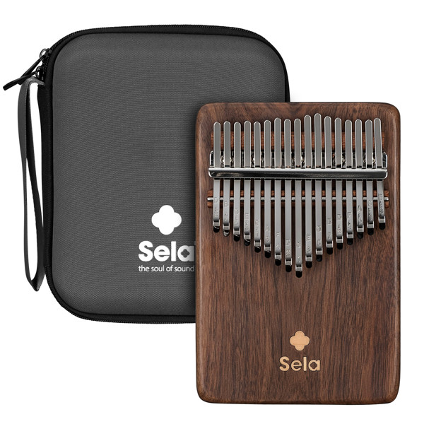 Kalimba Sela SEKL17WS, 17, Black Walnut Solid