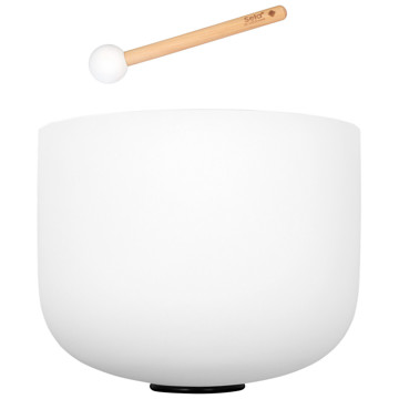 Singing Bowl Sela Crystal Frosted Series SECF13D, 440Hz, 13, Incl, Mallet, D