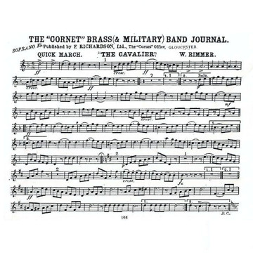 The Cavalier (March), William Rimmer. Brass Band