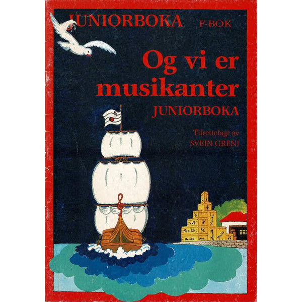 Juniorboka Og vi er Musikanter F bok Horn