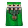 Kalimba Sela E-243, Mahogany, 10, Green