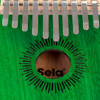 Kalimba Sela E-243, Mahogany, 10, Green