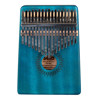 Kalimba Sela E-249, Mahogany, 17, Blue