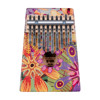 Kalimba Sela Art Series E-258, 10, Flower Power