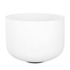 Singing Bowl Sela Crystal Frosted Series SECFU10D, 443Hz, 10, Incl. Wood Mallet, D