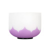 Singing Bowl Sela Crystal Lotus Series SECL8B, 440Hz, 8, Violet, Crown Chakra, Incl. Wood Mallet, B