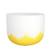 Singing Bowl Sela Crystal Lotus Series SECLU12E, 432Hz, 12, Yellow, Solar Plexus Charkra, E