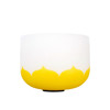 Singing Bowl Sela Crystal Lotus Series SECLU12E, 432Hz, 12, Yellow, Solar Plexus Charkra, E