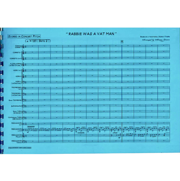 Rabbie was a vat man, arr Drover - Brass Band