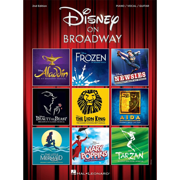 Disney On Broadway. Piano/Vocal/Guitar