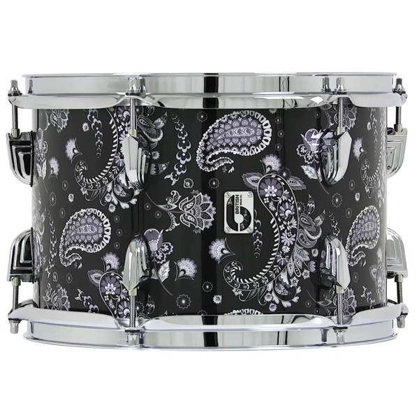 Tom-Tomtromme British Drum Co. Legend LEG-10-7-RT-KBK, 10x7, Kashmir Black