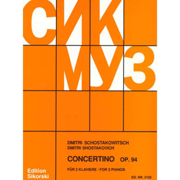 Concertino for 2 Pianos Op. 94, Dmitri Shostakovich