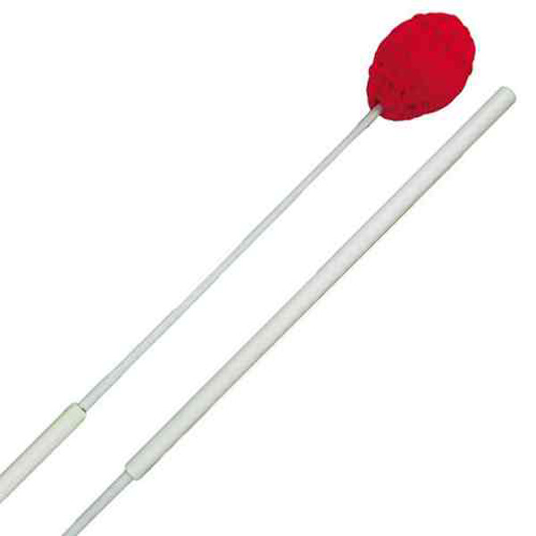 Marimbakøller Musser M6, Yarn, Two-Step Handle, Hard, 1, Red