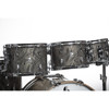 Slagverk British Drum Co. Legend Ultra Fusion Kit 22 Shell Pack LEG-22-FS-SS-13, 22 + 13, Sterling Silver