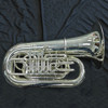 Tuba C Adams Custom 4/4, 5 valves Rotary, Silverplated