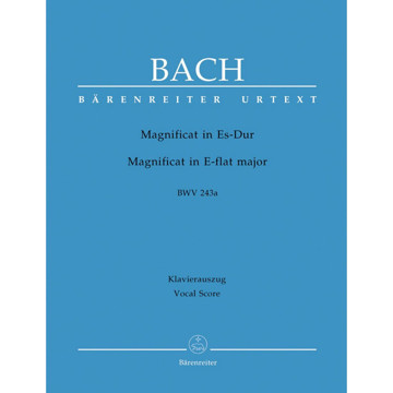 Magnificat in E-flat major BWV 243a, Johann Sebastian Bach. Vocal Score