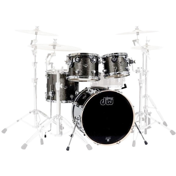 Slagverk DW Performance Series FP 10-12 TT, 14 FT, 20 BD, 14 SD, Pewter Sparkle Finishply