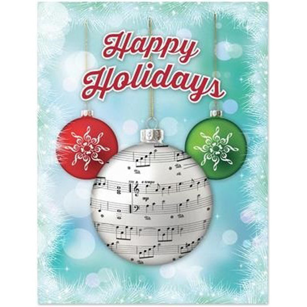 Kort Happy Holidays Christmas inkl. Konvolutt 8 stk/ Greeting Card Christmas Happy Holidays, 8/Box