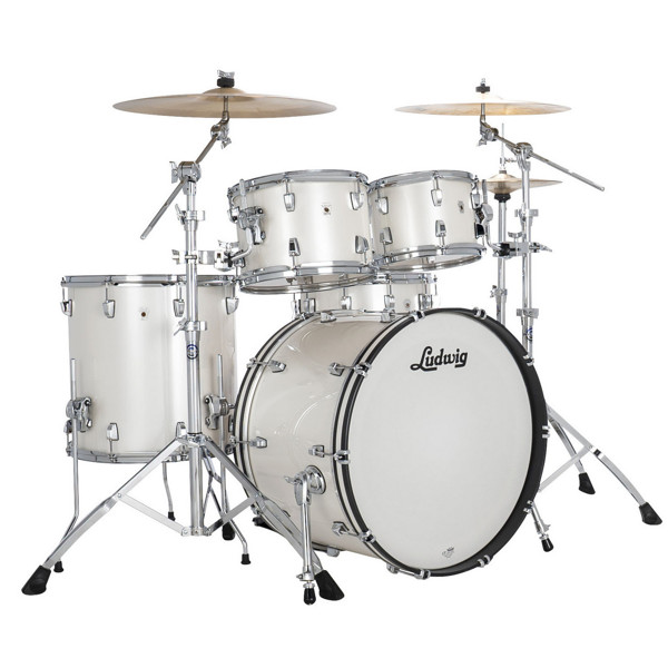 Slagverk Ludwig NeuSonic Mod2 22 Shell Pack, m/Triad Mount, Silver Silk