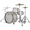 Slagverk Ludwig NeuSonic Pro Beat 24 Shell Pack, m/Triad Mount, Silver Silk