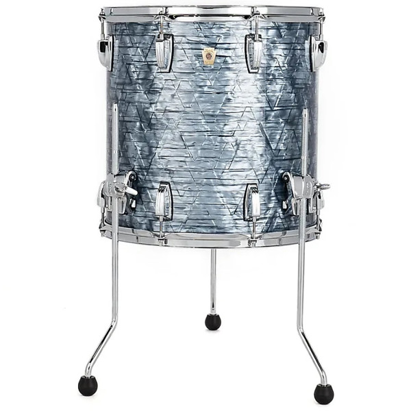 Gulvtromme Ludwig Classic Maple Standard LF866TR52WC, 16x16 m/Føtter, Triad Bakett & Large Classic Lug, Sky Blue Pearl