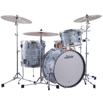 Slagverk Ludwig Classic Maple Custom Fab 22 Shell Pack, m/Atlas Mount, Sky Blue Pearl
