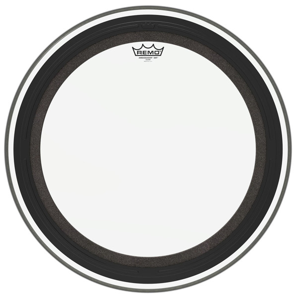Stortrommeskinn Remo Ambassador SMT, BR-1318-00-SMT, Clear 18