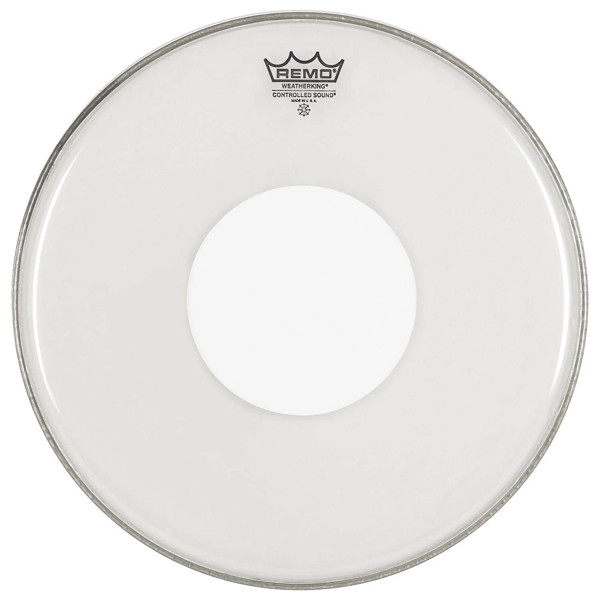 Stortrommeskinn Remo Controlled Sound CS-1322-00, Clear White Dot, 22