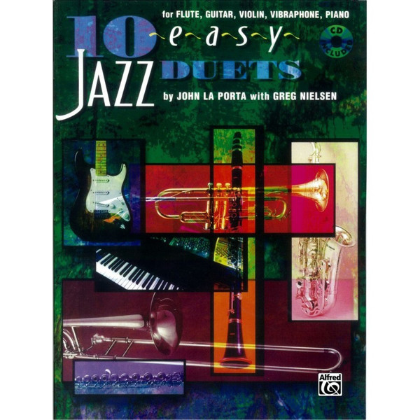 10 Easy Jazz Duets for Eb Instruments. Book and CD or Online Audio